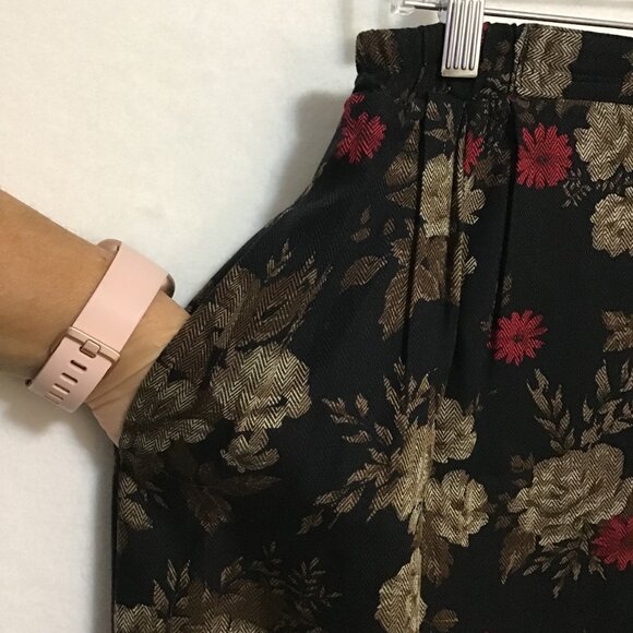 Vintage Tradition Floral A-Line Gathered Skirt Size 12 - Picture 2 of 8